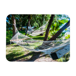 Hammock am Strand, Fidschi Magnet