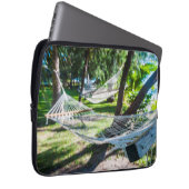 Hammock am Strand, Fiji Laptopschutzhülle (Vorne Rechts)