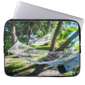 Hammock am Strand, Fiji Laptopschutzhülle (Vorderseite)