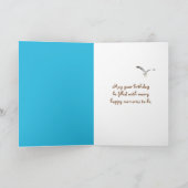 Hammock am Strand Geburtstag Karte (Innenseite)