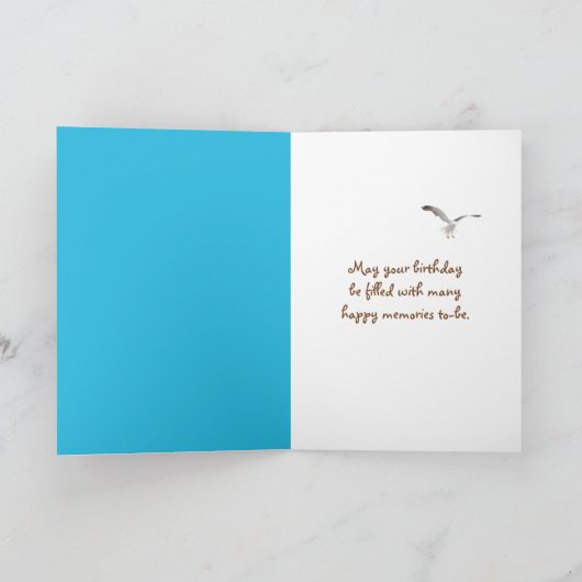 Hammock am Strand Geburtstag Karte (Innenseite)