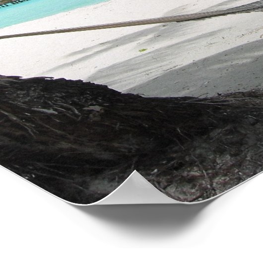 Hammock auf Bora Bora Poster (Ecke)
