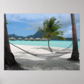 Hammock auf Bora Bora Poster (Vorne)