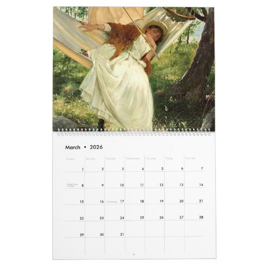 Hammock Dreams Kalender (Mär 2026)