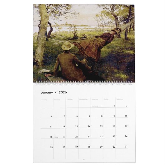 Hammock Dreams Kalender (Jan 2026)