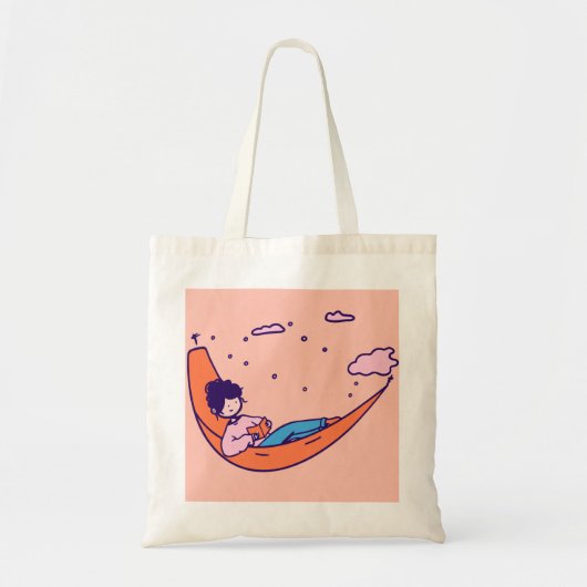 Hammock Girl Tote Bag Tragetasche (Vorne)