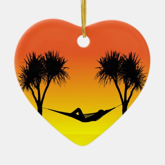 Hammock Keramik Ornament (Vorne)