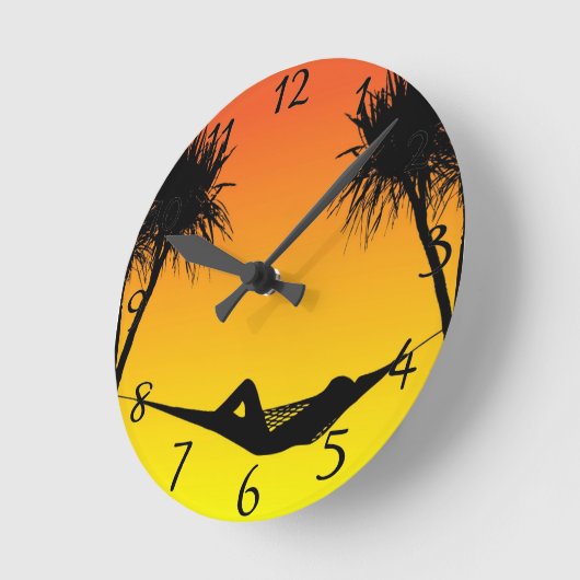 Hammock Runde Wanduhr (Winkel)