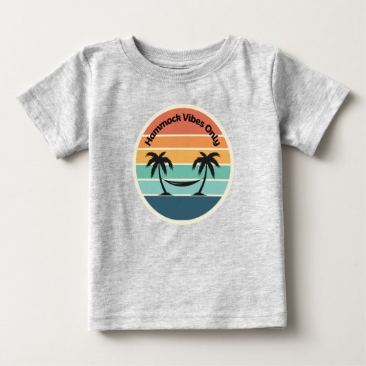 Hammock Vibes Baby T-shirt (Vorderseite)