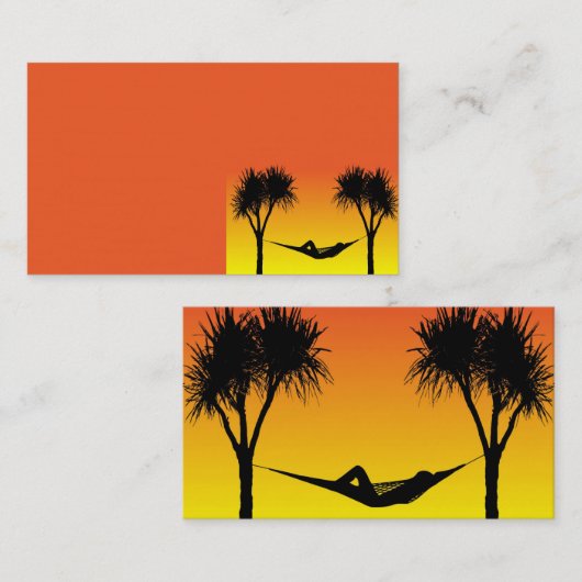 Hammock Visitenkarte (Vorne/Hinten)