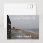 Hammonasset Beach Staat Park Postkarte (Vorne/Hinten)