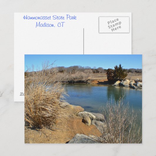 Hammonasset Postcard Postkarte (Vorne/Hinten)