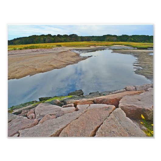 Hammonasset Reflections Foto Print (Vorne)