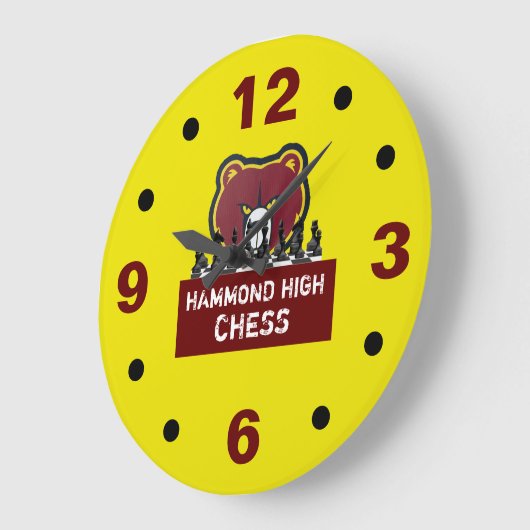 HAMMOND HIGH CHESS Wall Clock Große Wanduhr (Winkel)