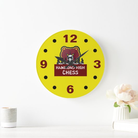 HAMMOND HIGH CHESS Wall Clock Große Wanduhr (Zuhause)