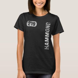 Hammond Indiana 219 Area Code Vintag Retro T-Shirt