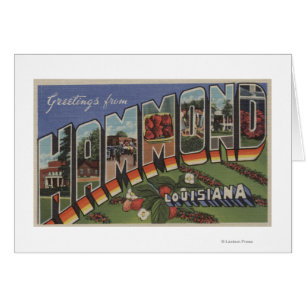 Hammond, Louisiana - Große Buchstabenszenen