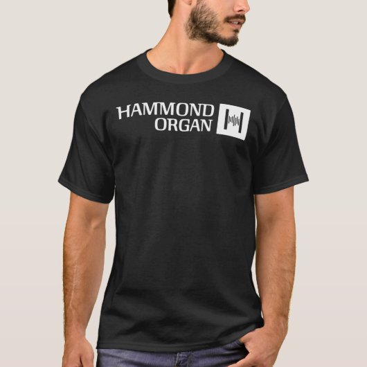 Hammond Orgel Logo Klassischer T - Shirt (Vorderseite)