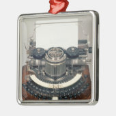 Hammond Schreibmaschine, mit der idealen Tastatur Ornament Aus Metall (Links)