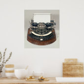 Hammond Schreibmaschine mit der idealen Tastatur Poster (Küche)