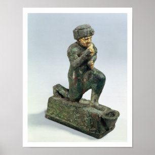 Hammurabi, König von Babylon, betend vor einem Poster