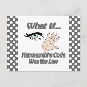 Hammurabis Code Postkarte