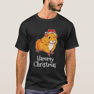 Hammy Christmas Frohe Weihnachten Santas Hat Pjs G T-Shirt