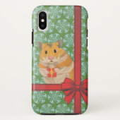 Hammy Christmas Hamster Case-Mate iPhone Hülle (Rückseite)
