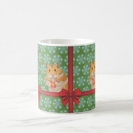 Hammy Christmas Hamster Kaffeetasse (Mittel)