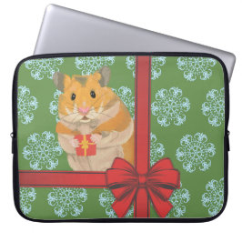 Hammy Christmas Hamster Laptopschutzhülle