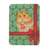 Hammy Christmas Hamster Magnet (Vertikal)