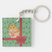 Hammy Christmas Hamster Schlüsselanhänger (Rückseite)