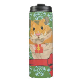 Hammy Christmas Hamster Thermosbecher