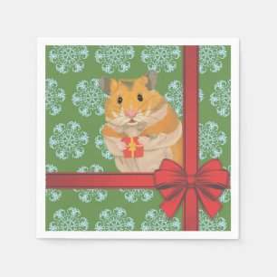 Hammy Weihnachtshamster-Weihnachten Serviette