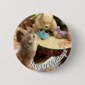 Hammyville - Hamster Holiday Button (Vorderseite)