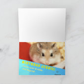 Hammyville - Hamster-Überraschungs-alles- Gute zum Karte (Innenseite)