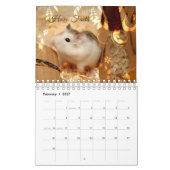 Hammyville - hell und mit Blumen Kalender (Feb 2027)