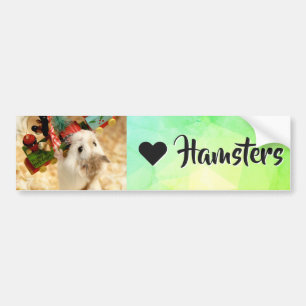 Hammyville - I Liebe Hamster Autoaufkleber