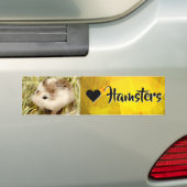 Hammyville - I Liebe Hamster Autoaufkleber (Auf Auto)