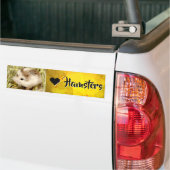 Hammyville - I Liebe Hamster Autoaufkleber (Auf Lkw)