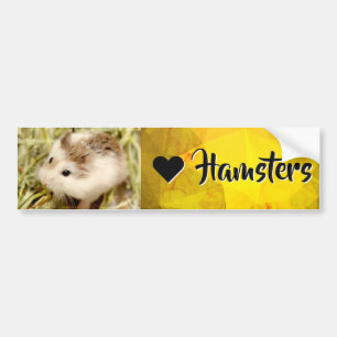Hammyville - I Liebe Hamster Autoaufkleber