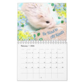 Hammyville - Motivation Niedlich Hamster mit Blume Kalender (Feb 2026)