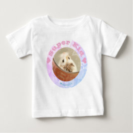 HammyVille - Niedlich Brown White Hamster - Super  Baby T-shirt