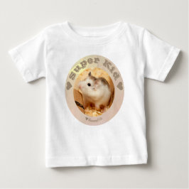 HammyVille - Niedlich Brown White Hamster - Super  Baby T-shirt