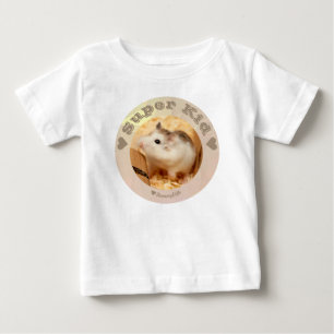 HammyVille - Niedlich Brown White Hamster - Super Baby T-shirt