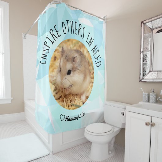 HammyVille - Niedlich Hamster Fresh & Squeeky Clea Duschvorhang (Beispiel)