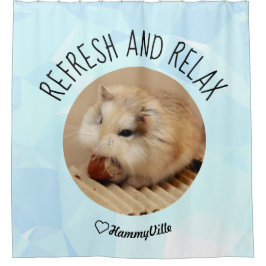 HammyVille - Niedlich Hamster Fresh & Squeeky Clea Duschvorhang