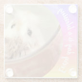 Hammyville - Niedlich Robo Hamster Glasuntersetzer (Rückseite)