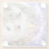 Hammyville - Niedlich Robo Hamster Glasuntersetzer (Rückseite)
