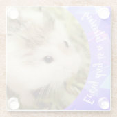 Hammyville - Niedlich Robo Hamster Glasuntersetzer (Rückseite)